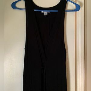 Motherhood Maternity black maxi dress, size Large